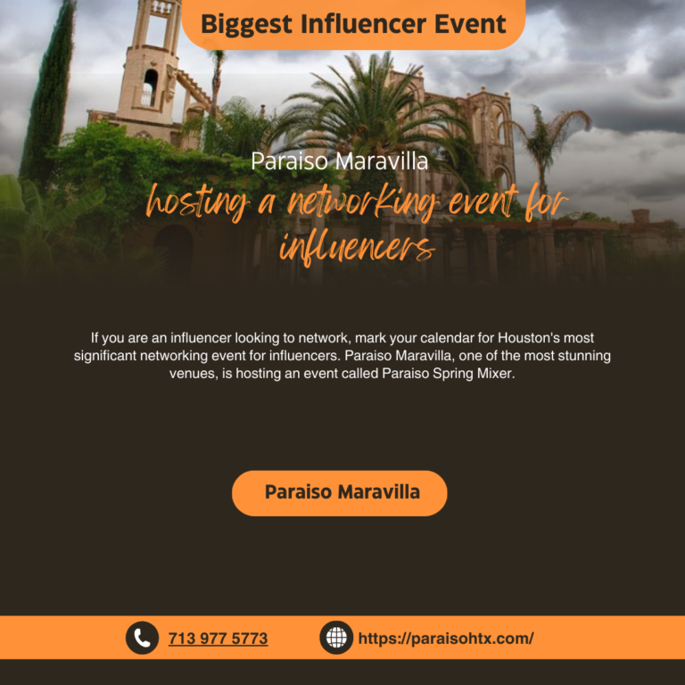 networking event for influencers