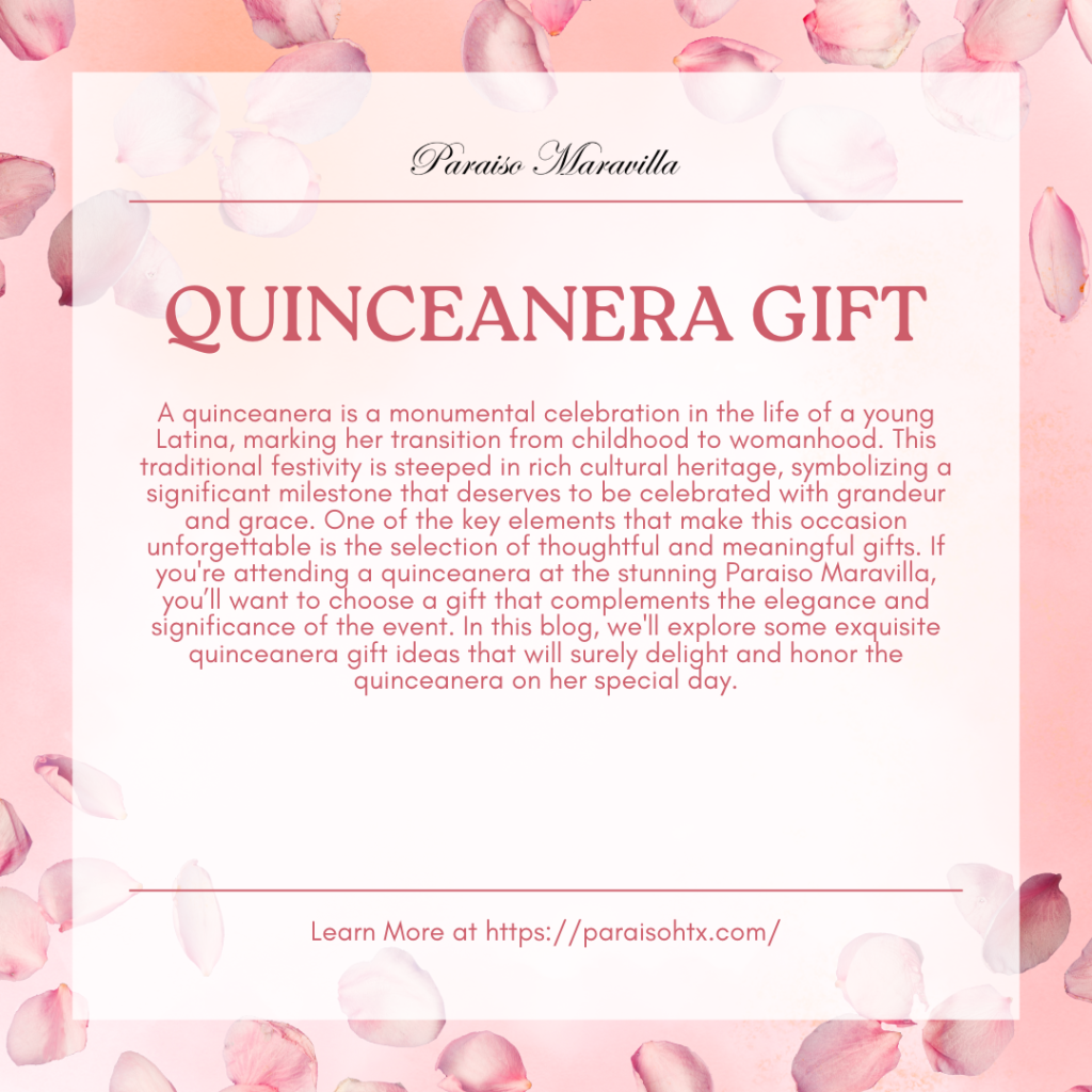 Quinceanera Gift